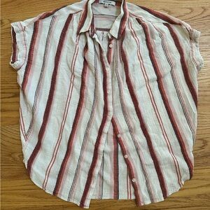 Madewell Striped Camp Shirt